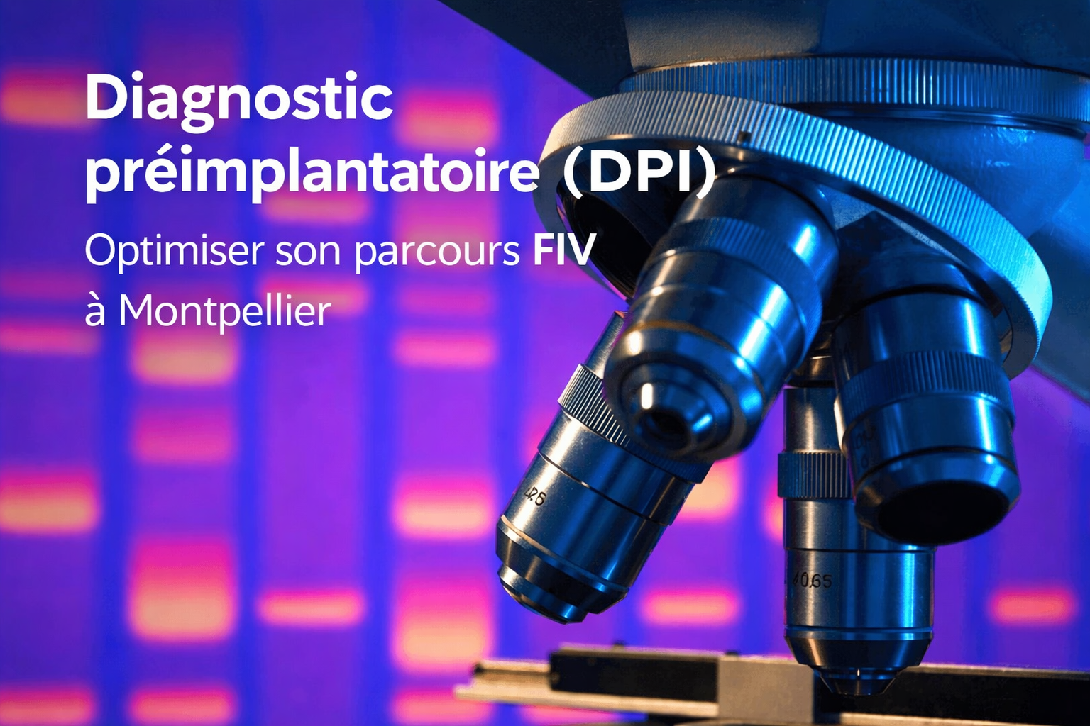 Diagnostic préimplantatoire DPI en FIV à Montpellier – analyse embryonnaire en laboratoire